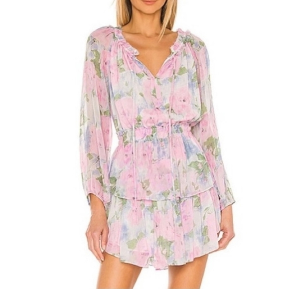 Loveshackfancy Popover Dress Blueberry Frosting New With Tags Size Medium - Picture 1 of 8